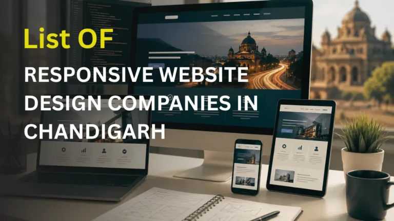 LIST OF RESPONSIVE WEBSITE DESIGN COMPANIES IN CHANDIGARH